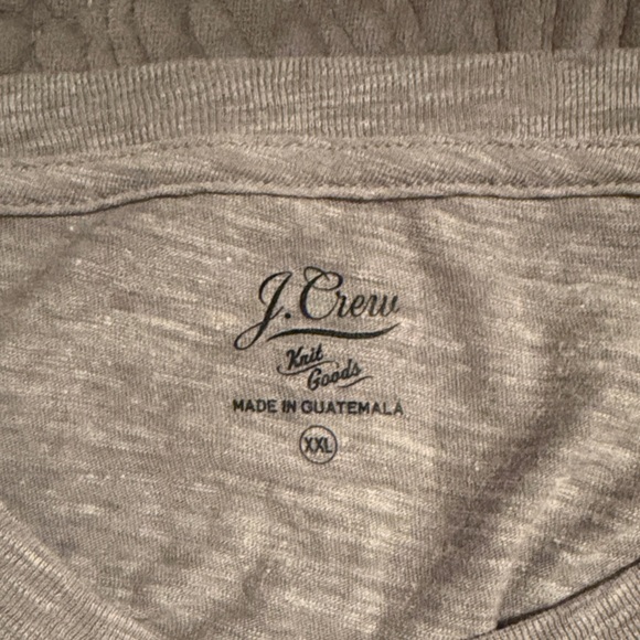 J. Crew Gray Peace Graphic Tee NWT - Picture 3 of 7